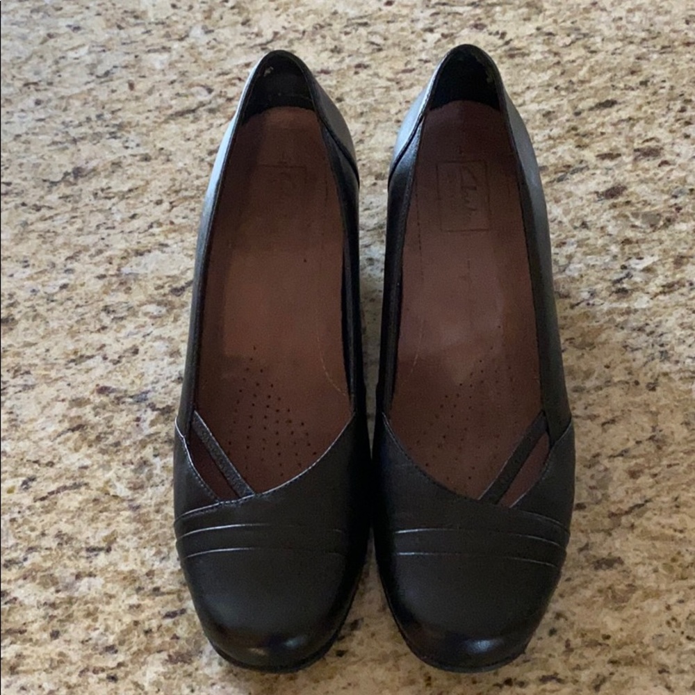 Clark’s leather everyday shoes